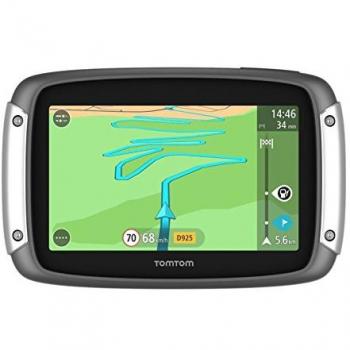 TomTom Rider 40 - Navegador GPS para coche de 4.3'', color negro y plata