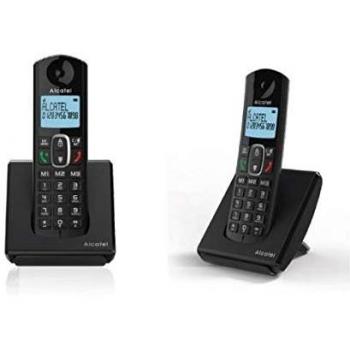 Alcatel F680 Duo - Teléfono inalámbrico, Color Negro