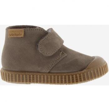 Botas de niño Victoria 1915 Safari en color beige con tira adherente y suela antideslizante