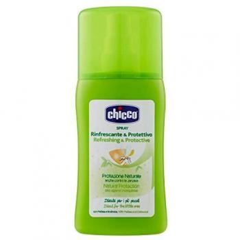 Chicco Spray Refrescante & Protección, protección Natural también para contra la Los mosquitos, 100 ml