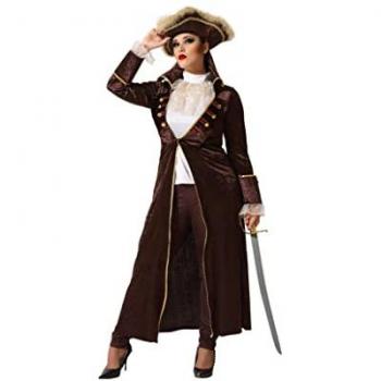 Disfraz de Pirata Época Marrón para Mujer Adulto Talla XL Atosa A66200