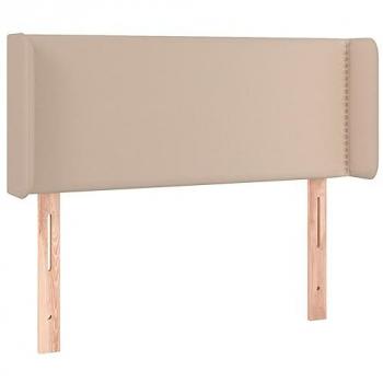 Cabecero LED Capuchino 83x16x78/88 cm en Cuero Sintético