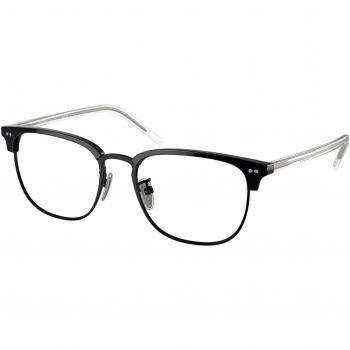 Prada PR 11ZVD Asian Fit 1AB1O1 Lentes Recetadas para Hombre Negros