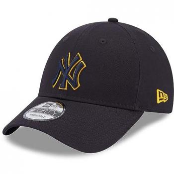 Gorra New Era 9FORTY Team Outline Unisex New York Yankees Azul y Amarillo - Talla: One Size