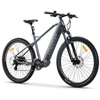 Moma Bikes Bicicleta Eléctrica E-MTB 29, Shimano 24vel, frenos hidráulicos, batería Litio 48V 13Ah