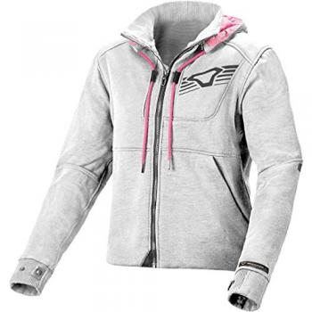 Macna Chaqueta con Capucha de Moto para Mujer District Gris