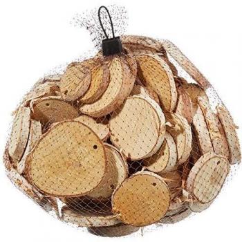Disco de Madera con Agujero, 35-45 mm, Grosor 4 mm y 7 mm, 500 g, 1 Paquete