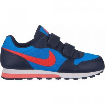 Nike MD Runner 2 (PSV), Zapatillas de Atletismo para Niños, (Photo Blue/Bright Crimson/Obsidian/White 412), 34 EU