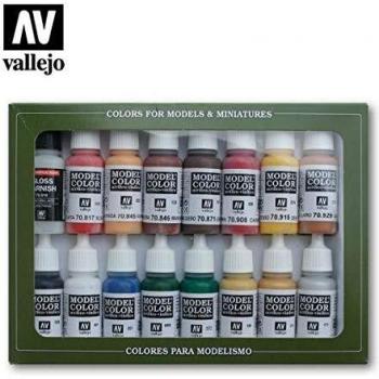 Paint Vallejo Model Color Revolución Americana Acrílico Set - Surtido de Colores