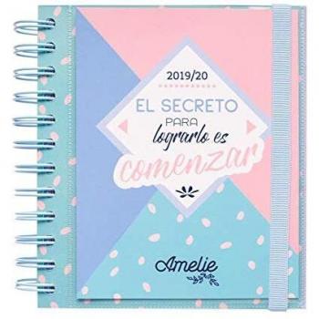 Erik M Amelie - Agenda Escolar 2019/2020, Día Página M - 15 x 5 cm