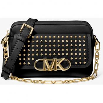 Bandolera de mujer Michael Kors Parker de piel negra con tachuelas, tamaño único
