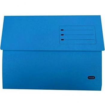 Elba Gio - Pack de 50 subcarpetas con 1 solapa, color azul