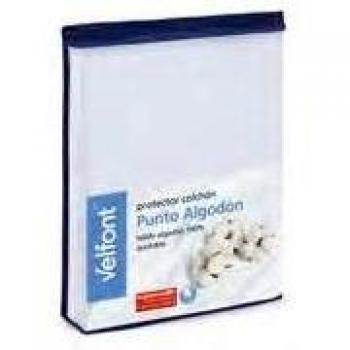 Velfont - Protector Punto Algodón 80, Blanco