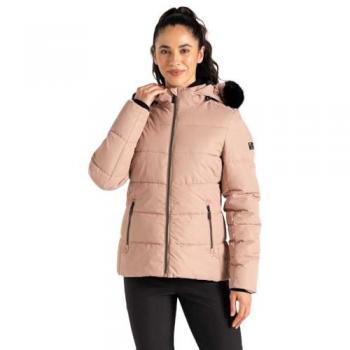 Chaqueta de Esquí Beige Impermeable Glamourize V para Mujer Talla 18