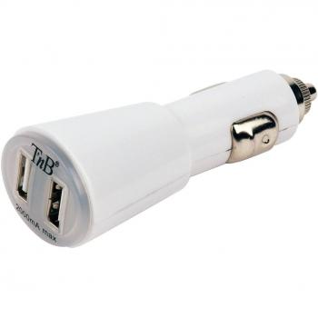 T'nB ACMPCAR2A - TNB Cargador para coche con doble USB