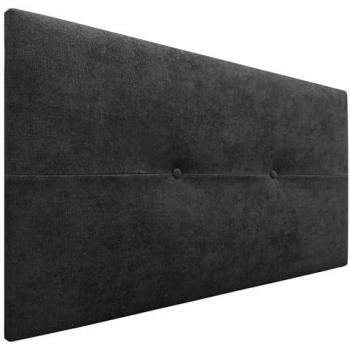 Cabecero Tapizado de Tela Aqualine Pro 95cm para Camas 70/80/90 - Negro