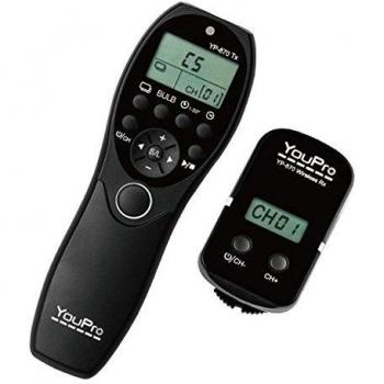 jrui YouPro 2,4 G Wired/Wireless Shutter Temporizador Mando A Distancia Pantalla LCD 32 canales para Canon Pentax Samsung y # xFF08; Cámara réflex digital Canon: EOS 1100d, 1000d, 650d, 600d, 550d, 500d, 450d, 400d 100d, 60Da, 60d, Contax DSLR: N Digi