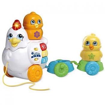 VTech-606322 La gallina y Sus Pollitos cantarines interactivos, Color