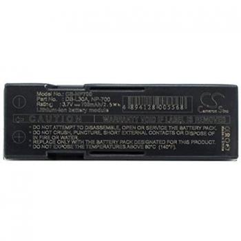 Battery for MINOLTA DG-X50-K, DG-X50-R, DG-X50-S, DiMAGE X50, DiMAGE X60 700m...