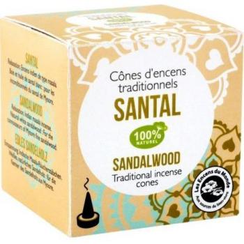 Conos de incienso Indio Sándalo Aromandise 18 unidades