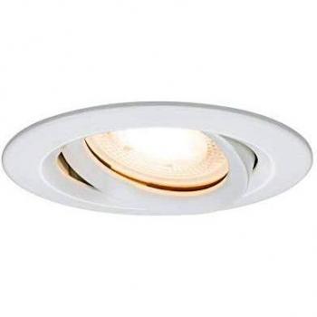 Paulmann Nova Plus IP65 Adjustable Recessed Spotlight GU10/GU5.3 Max 35W Round Matt White