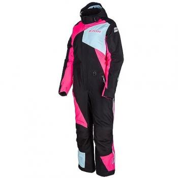 Klim Vailslide Mono de Moto de Nieve para Mujer - Azul-Rosa