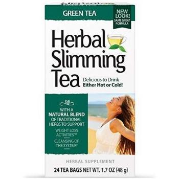 21st Century Slimming Tea, Green Tea, 24 Count