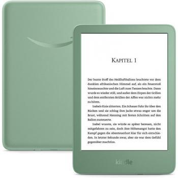 eBook Amazon Kindle 16 GB HD 6 sin publicidad, autonomía de 8 semanas, USB-C, color verde matcha