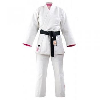 Judogi meiyo Mujer Blanco/Rosa Tamaño 170