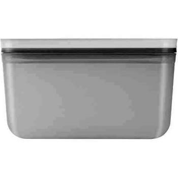 ZWILLING Fresh & Save Recipiente de Vacío de Plástico Semitransparente, Disponible en Tamaños S, M o L, con Código QR Interactivo, Apto para Microondas, Congel