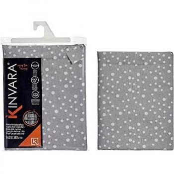 Mantel Gris Jacquard Blanco 140 x 180 cm