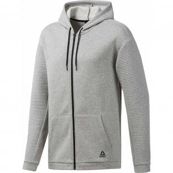 Reebok Wor Fleece FZ Hood Sudadera, Hombre, brgrin, M