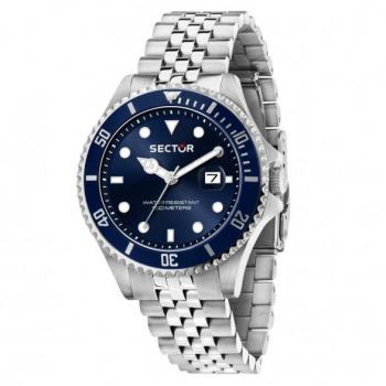 Reloj Analógico de Hombre Sector 230 con Correa de Acero, Hora y Fecha - R3253161053