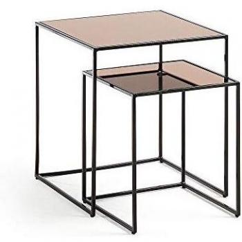 Kave Home - Set Sute de 2 mesas auxiliares