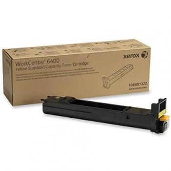 Xerox 106R01322 Yellow Toner Cartridge (Original, Yield 8,000 Pages) for WorkCentre 6400