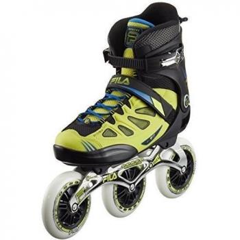 Fila Ghibli Verso - Patines en Linea, Negro/Amarillo/Azul, 42