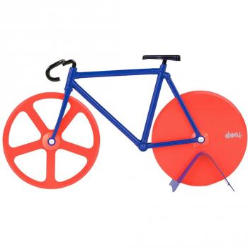 Doiy DYFIXIEPS - Cortador de pizza, color azul y rojo