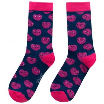 Calcetines con Mensaje y Diseño Mr Wonderful Para Repartir Amor del Bueno (Estampado Corazones)