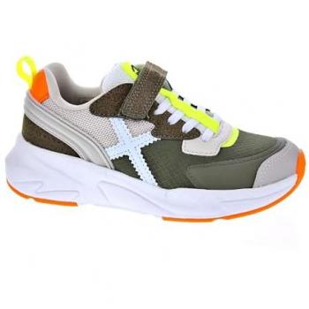 Zapatillas Deportivas Munich Mini Track VCO 93 para Niños, Color Verde, Talla 37 EU