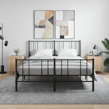 Mesita de noche de madera multicapa Sonoma Oak 40x40x50 cm (2 piezas)