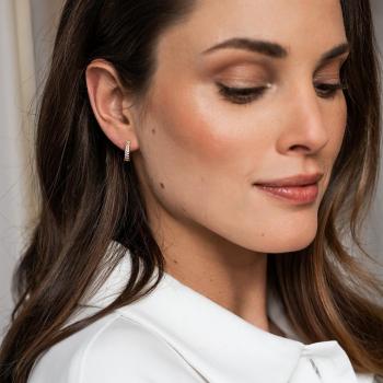 Pendientes de mujer Ti Sento 7210ZY, joyería de Milano, diseño elegante, material de alta calidad, acabado en plata925 y circonitas brillantes