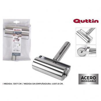 Quttin - Rodillo de Amasar Inoxidable 4.6x11.8cm