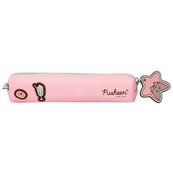 Estuche escolar - Estuche Pusheen Rose Collection │ Pequeño estuche escolar de la gatita viral más divertida - Producto con licencia oficial