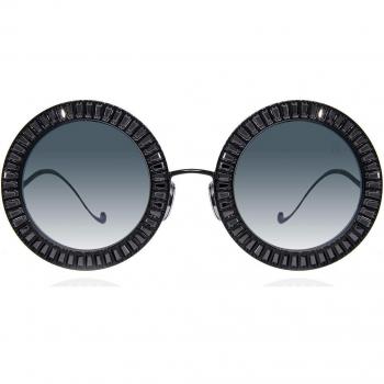 Anna-Karin Karlsson MAGIC YOU 2.0 Black Women's Sunglasses Size 48