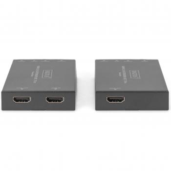 Cable de extensión HDMI 2.0 DIGITUS, alcance hasta 70m, UltraHD 4K/60Hz, HDMI Loop Out, HDCP 2.2, HDR, PoC, EDID