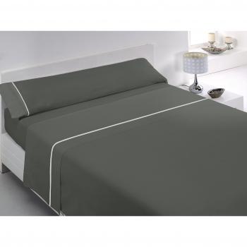 Glam X-Treme-7 - Juego de sábanas para cama de 160 cm, color gris marengo