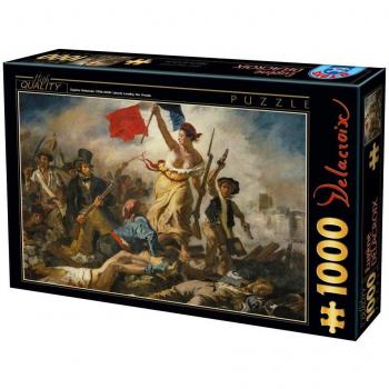 Puzzle D-Toys La Libertad guiando al pueblo de 1000 piezas