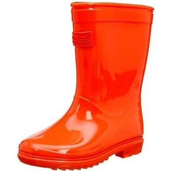Regatta Boys Wenlock Junior PVC Waterproof Wellingtons - Red - Size UK 1 Infant