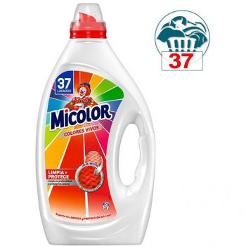 Detergente Micolor Gel 37 Lavados Colores Vivos