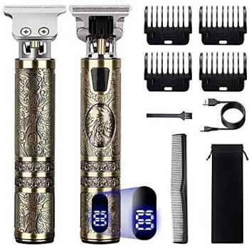 Maquina Cortar Pelo Profesional Cortapelos Hombre Recortadora de Barba Cortapelos Hombre Profesional Eléctrica Cortapelos Inalámbrico USB Recargable Recortadora de Cabello Kit Regalo de Hombre